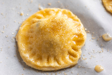 Raw Cream Cheese Puff Pastry with Blueberries - Ready to Bake