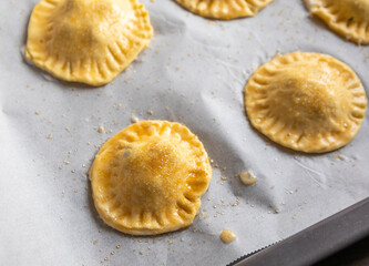 Raw Cream Cheese Puff Pastry with Blueberries - Ready to Bake