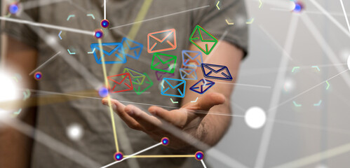 mail communication support contact concept service