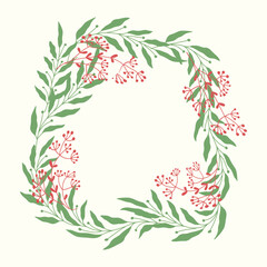 wedding leaf wreath