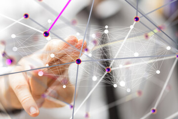 Technology background. Big data concept. Binary  - 3d