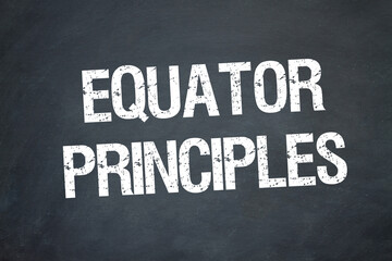 Fototapeta premium Equator Principles 