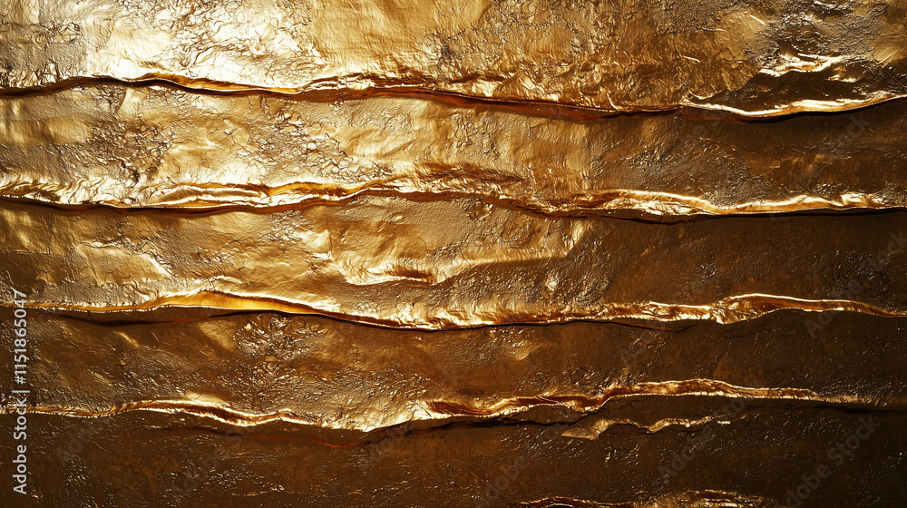 Poster Golden textured background abstract art event close-up view luxurious environment modern design concept