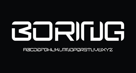 Futuristic font alphabet letters. Abstract technology space font and alphabet. Font for data science ,science, tech, space, medical, technology, digital interface projects. futuristic font Logo.
