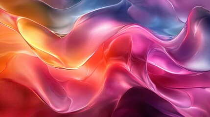 Obraz premium Abstract colorful liquid swirls, vibrant fluid paint texture background.