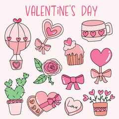 Valentine's Day, pink, 