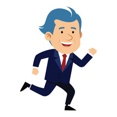  Happy president day USA running president vector illustration