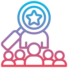 Obraz premium Recruitment Icon