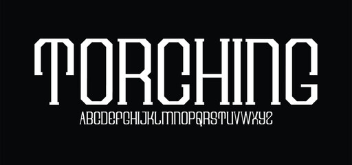 Technology typography alphabet fonts with bold style. Vector illustration and tech font. Abstract minimal modern sport, simple, fashion, digital, future creative alphabet font.
