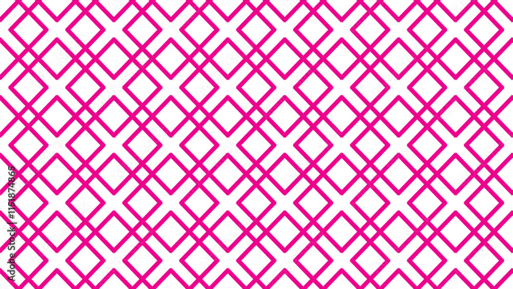 Poster pink square overlapping seamless pattern for textile and print on any kind of art