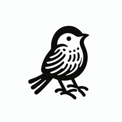 vector illustration of a bird, cartoon bird