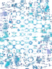 An abstract transparent psychedelic wavy vignette border design element.