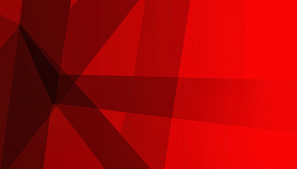 Fototapeta premium Vibrant abstract red geometric background with dynamic shapes and angles
