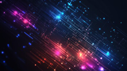 Obraz premium abstract technology communication concept vector background