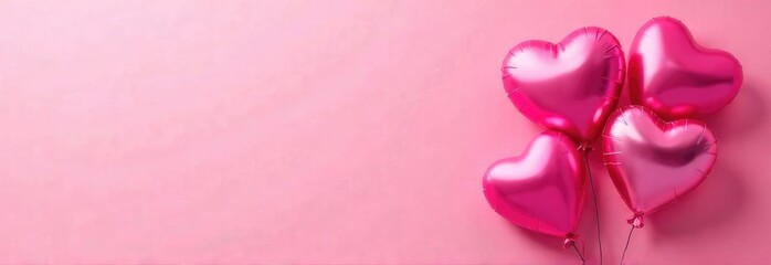 Fototapeta premium festive banner for Valentine's Day