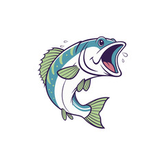Cartoon Largemouth Bass