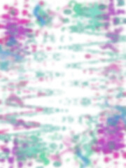 Obraz premium An abstract transparent psychedelic wavy vignette border design element.