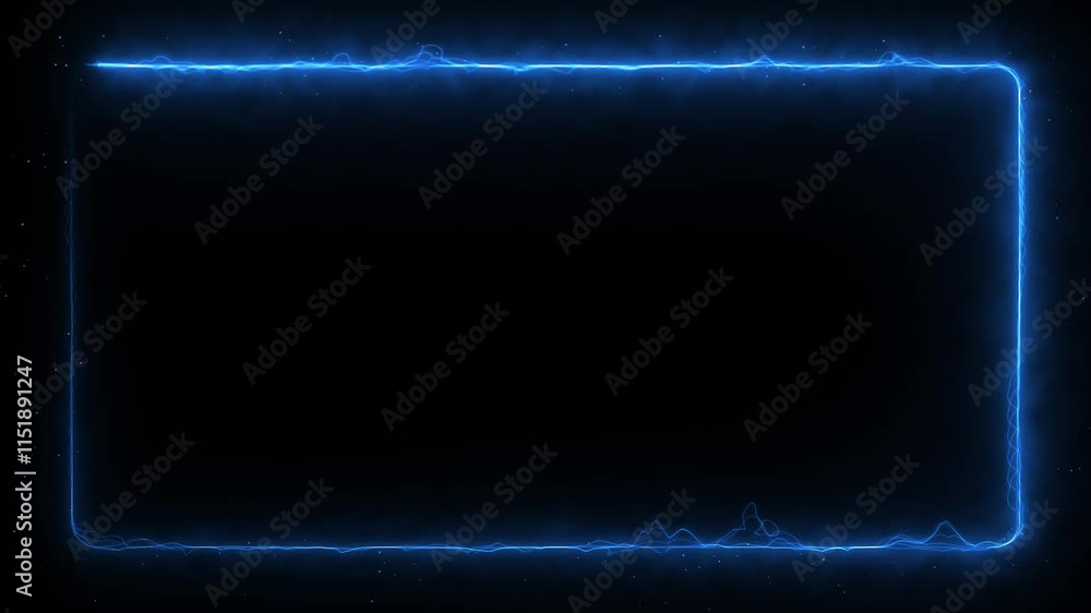 Poster neon lights motion loops square circular motion draws and beautiful lights background linear lamp. b