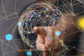 conference Digital Network and data concept 3d