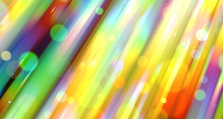 Abstract Light Streaks & Bokeh