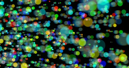 Abstract Background of Colorful Bokeh