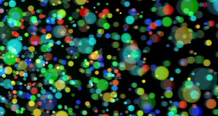 Abstract Colorful Bokeh Lights