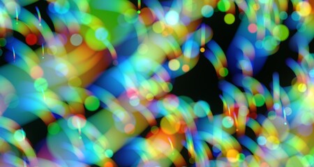 Abstract Light Trails