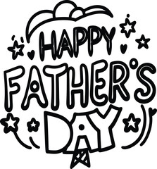 happy fathers day art and illustrator eps