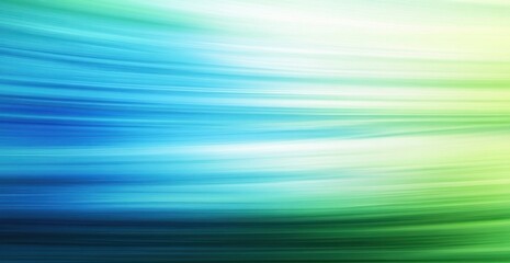 Obraz premium Abstract Blue and Green Motion Blur Background