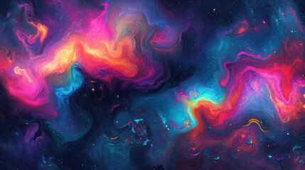 Obraz premium Abstract colorful background with fiery smoke and energy patterns in shades of red, orange, and yellow