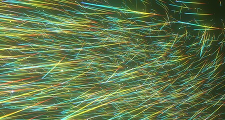 Abstract Light Streaks
