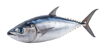 Realistic depiction of a fish swimming gracefully. transparent background