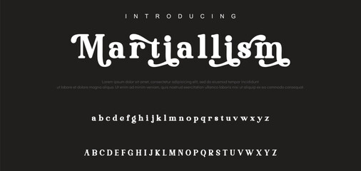 Luxury serif font in modern style. Elegant wedding alphabet letters font and number. Typography Luxury classic lettering serif fonts decorative vintage retro logo