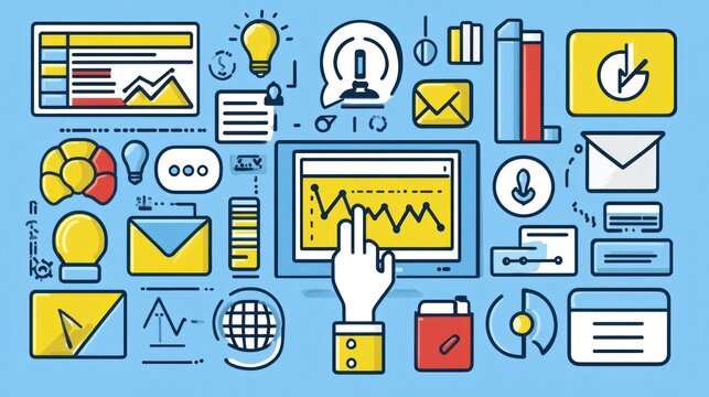 Data Analysis and Business Intelligence: A Visual Representation of Modern Business Strategies and Technologies