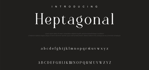 Luxury serif font in modern style. Elegant wedding alphabet letters font and number. Typography Luxury classic lettering serif fonts decorative vintage retro logo