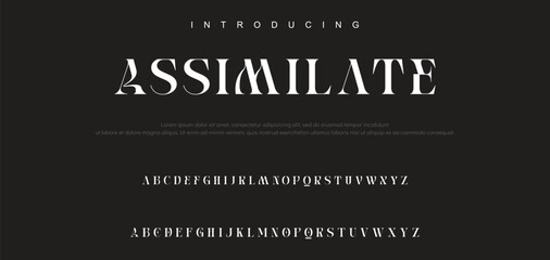 Luxury serif font in modern style. Elegant wedding alphabet letters font and number. Typography Luxury classic lettering serif fonts decorative vintage retro logo