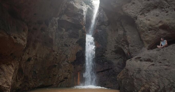 Pam Bok Waterfall in Thailand near Pai