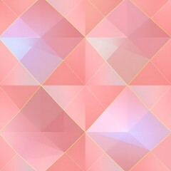 Pink Geometric Abstract Pattern: A seamless pattern featuring a captivating blend of pink, white, and gold hues, creating a mesmerizing geometric design.