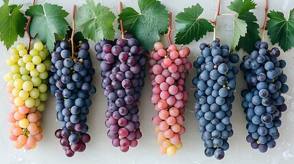 grapes on vine