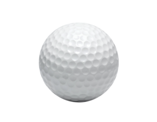 golf ball isolated on white
