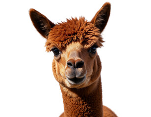 close up of a llama