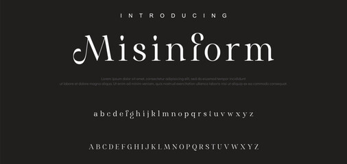 Luxury wedding alphabet font. Typography decorative elegant classic lettering serif fonts vintage retro for logo.