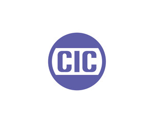 CIC logo design vector template. CIC
