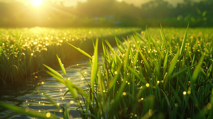 Obraz premium Rice Fields