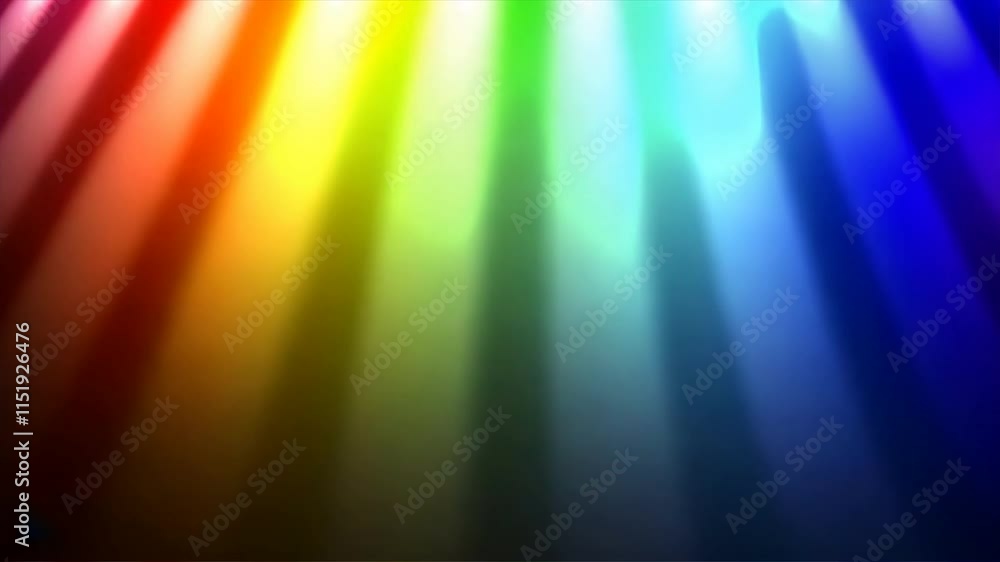 Poster vibrant abstract background of rainbow colors and gradient light creates stunning artistic display, 