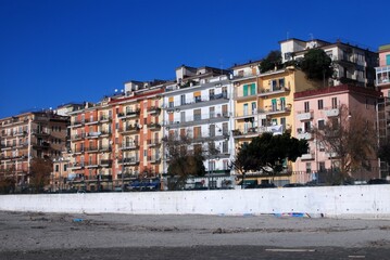 PAESAGGIO URBANO DI SALERNO,ITALIA,20 DICEMBRE 2024.