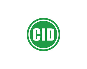 CID logo design vector template. CID