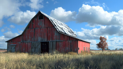 Obraz premium Rustic Barns