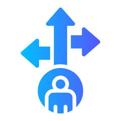 pathways gradient icon