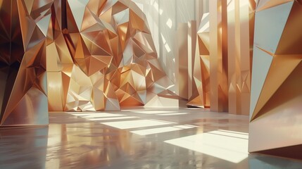 Low polygon abstract background